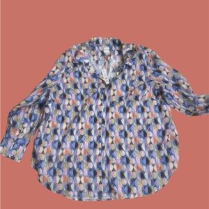 Colorful Geometric Women's Top SPRING READY